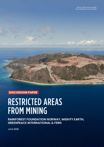 Restricted areas from mining