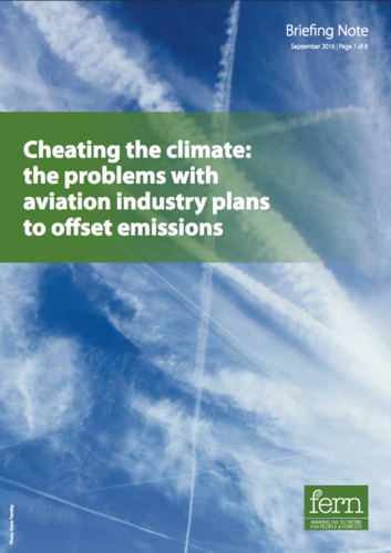 Cheating the climate: the problems with aviation industry plans to offset emissions
