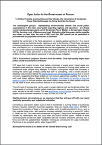 Open Letter to the Government of France: To Protect Forests, Communities and the Climate, the Conversion of Cordemais Power Plant to Biomass Co-Firing Must Not Go Ahead