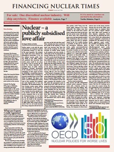 Financing nuclear times