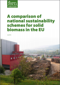 A comparison of national sustainability schemes for solid biomass in the EU