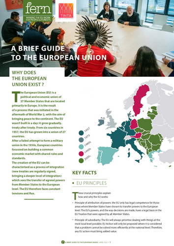 A brief guide to the European Union
