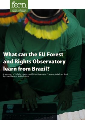 What can the EU Forest and Rights Observatory learn from Brazil?