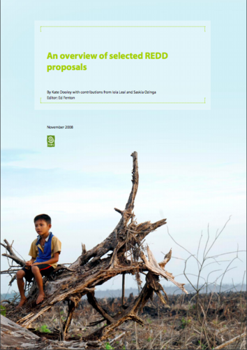 An overview of selected REDD proposals