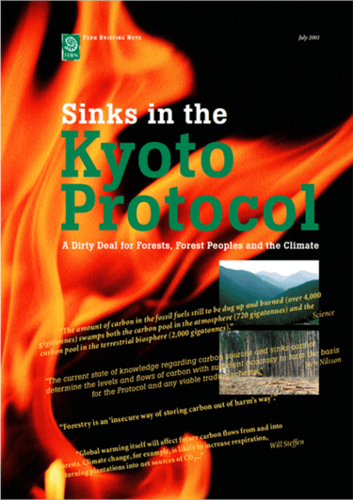 Sinks in the Kyoto Protocol: A Dirty Deal for Forests, Forest Peoples and the Climate