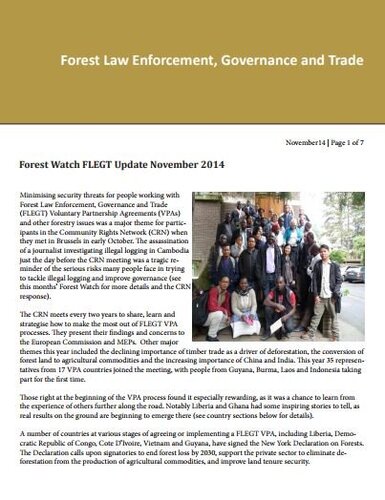 Forest Watch FLEGT VPA Update November 2014