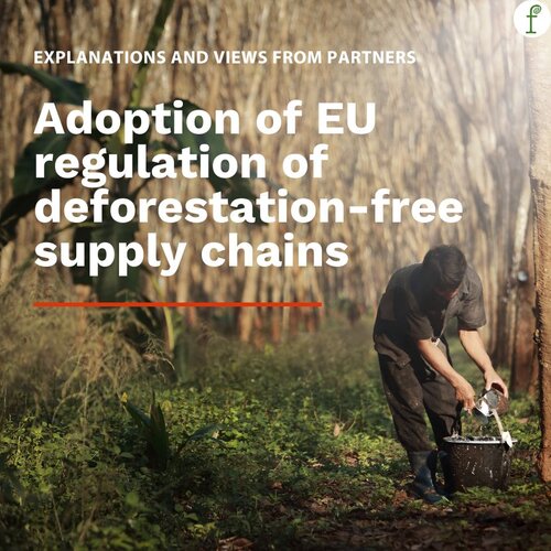 Adoption of EU Regulation of deforestation-free supply chains