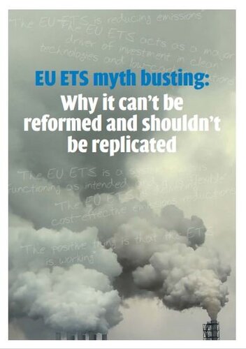 EU ETS myth busting: Why it can’t be reformed and shouldn’t be replicated