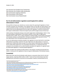 NGOs are concerned that EU anti-deforestation regulation would largely fail to address deforestation in Brazil