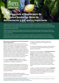 What is the EU Regulation on deforestation-free products?