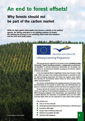 An end to forest offsets