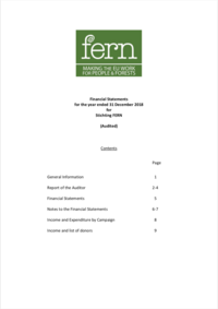 Financial Statements for the year ended 31 December 2018