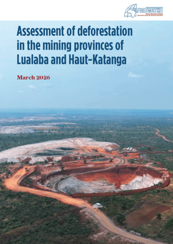 Assessment of deforestation in the mining provinces of Lualaba and Haut-Katanga