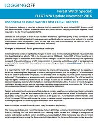 Forest Watch special - VPA update November 2016