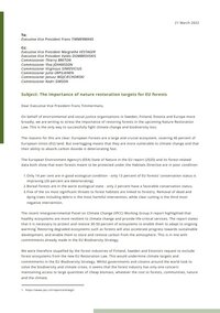 Open Letter: Include ambitious restoration targets in the EU Nature Restoration Law