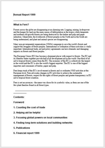 Annual Report 1999