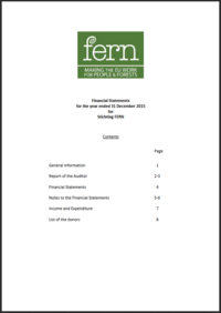 Financial Statements for the year ending 31 December 2015