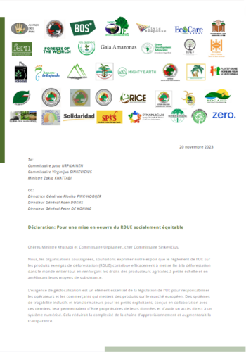 EU Deforestation Regulation implementation must work for small-scale farmers