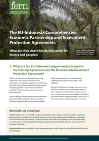 The EU-Indonesia Comprehensive Economic Partnership and Investment Protection Agreements
