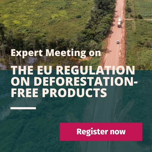 Expert meeting on the EU Regulation on deforestation-free products