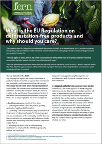 What is the EU Regulation on deforestation-free products?