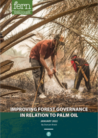 Improving forest governance in relation to palm oil