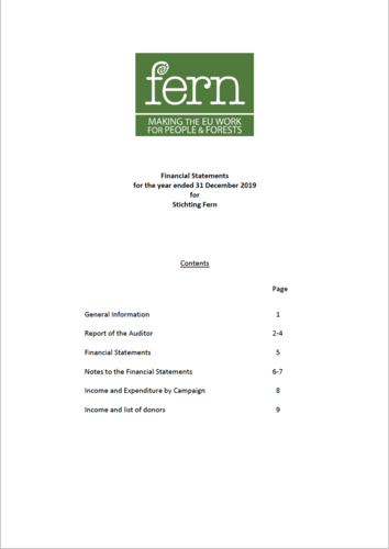 Financial Statements for the year ended 31 December 2019