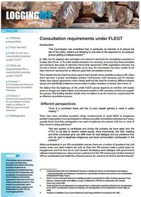 Consultation requirements under FLEGT